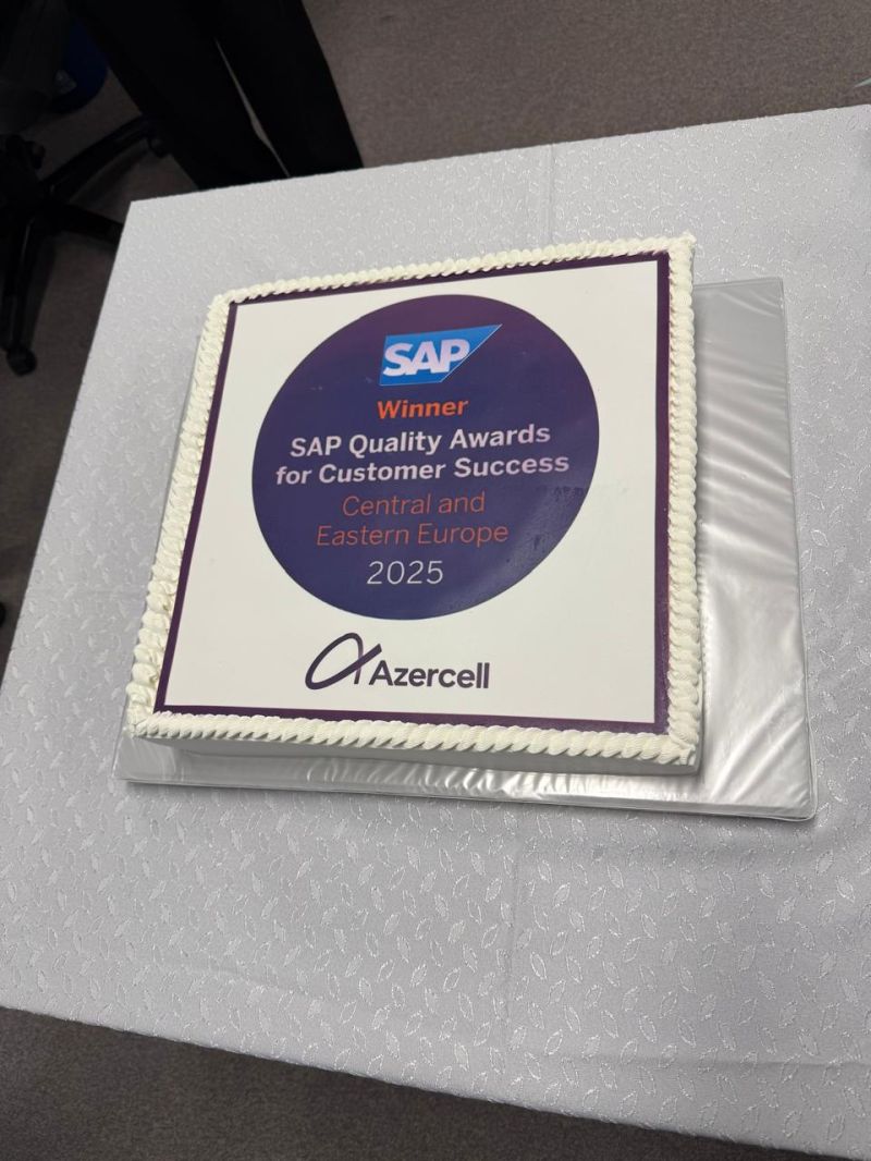Azercell SAP SuccessFactors Projemiz SAP Quality Awards ile Taçlandı — 2